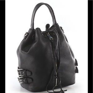 Gorgeous Rebecca Minkoff black leather handbag.